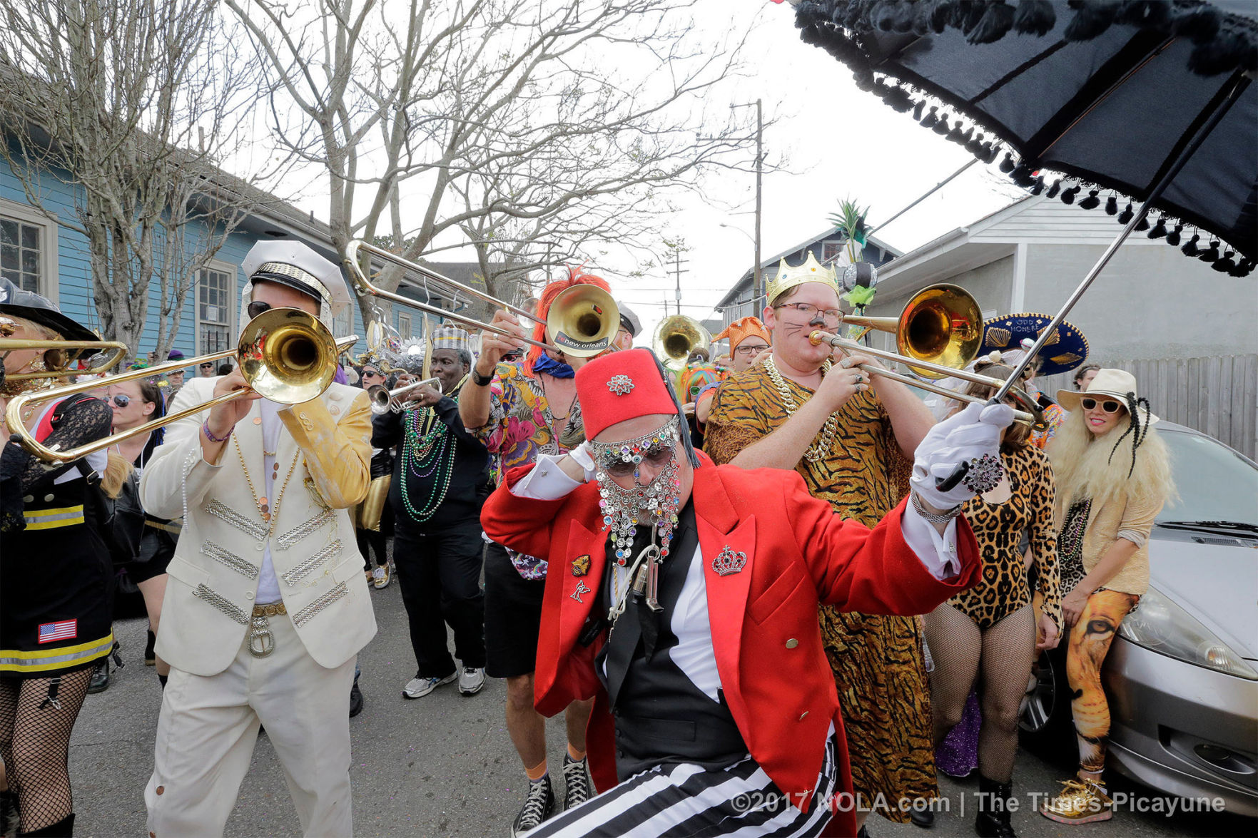 Mardi Gras: Societe de Sainte Anne meanders through New Orleans neighborhoods